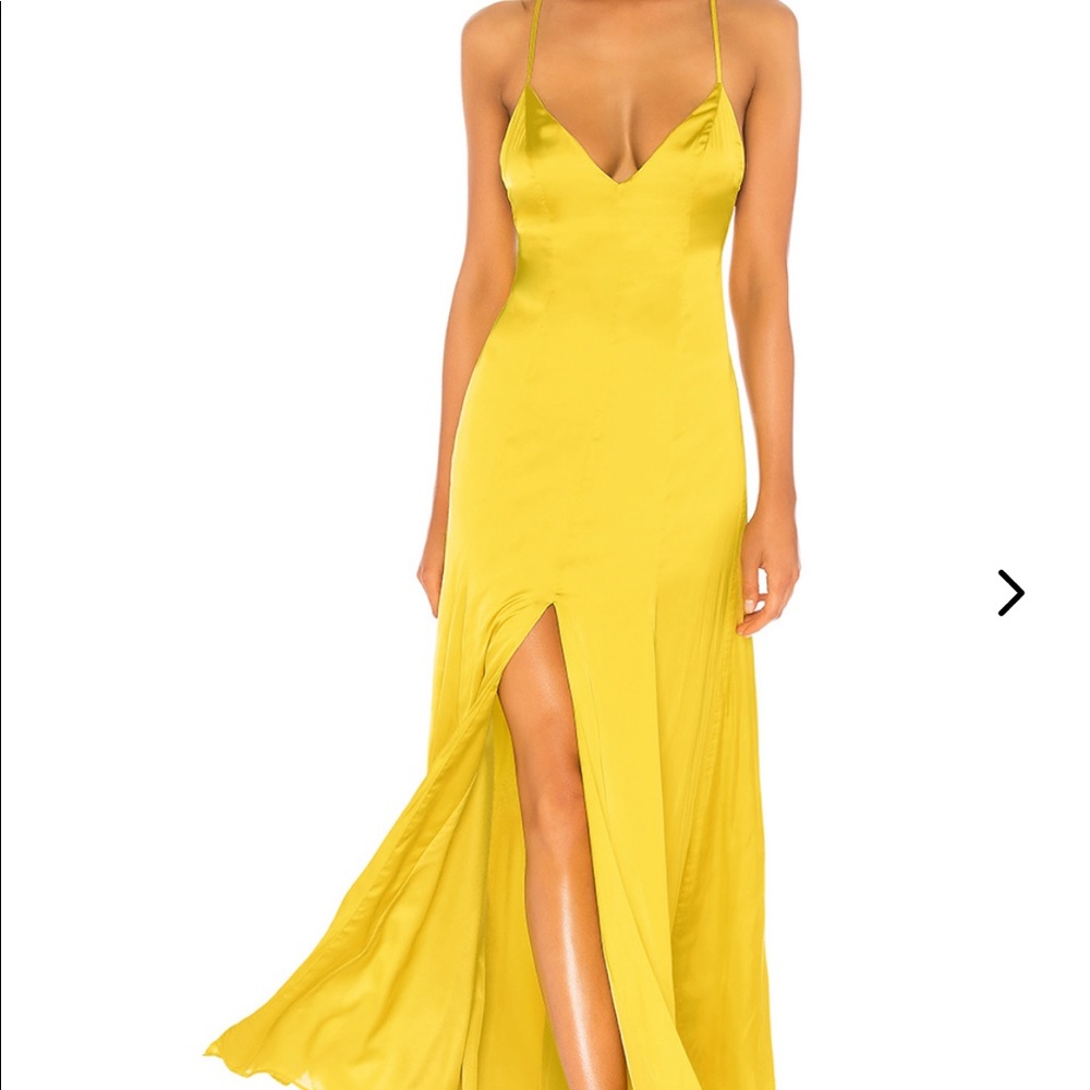 Lovers + Friends high slit maxi dress